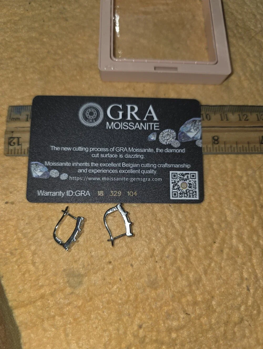Mossainite Beautiful Earrings  925